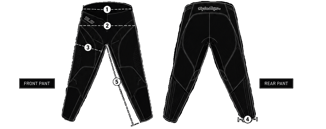 GP Pant measurement points