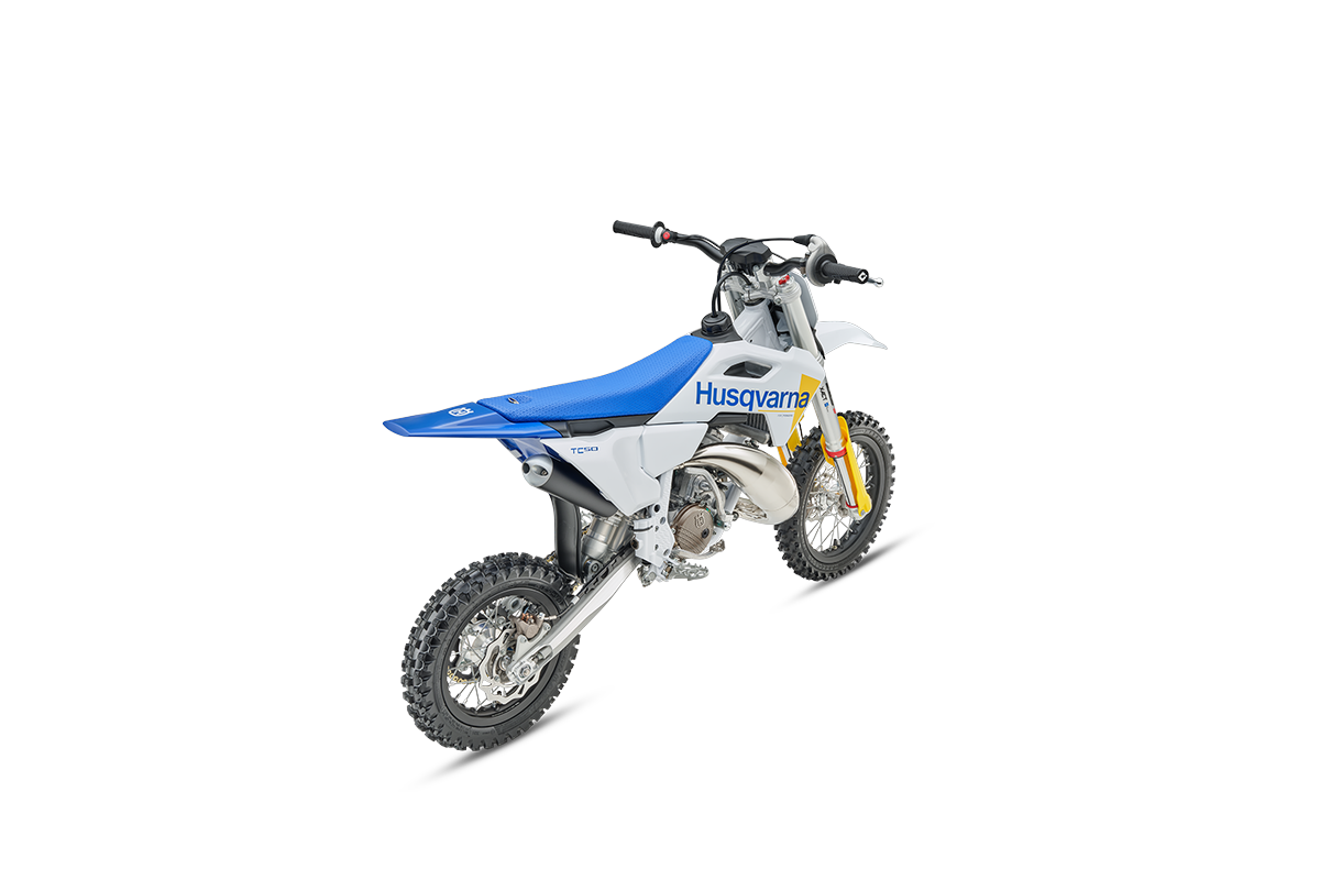 2027 Husqvarna TC 50 Rear ¾ view