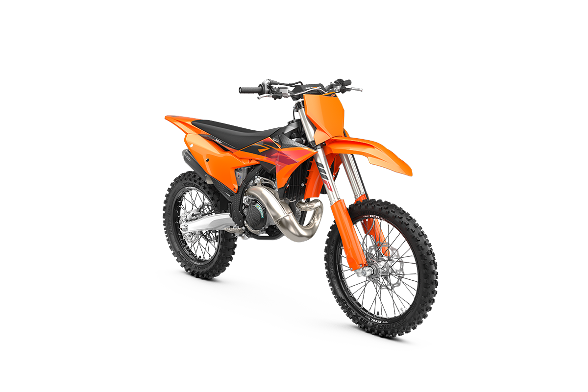 2027 KTM 300 SX Front ¾ view