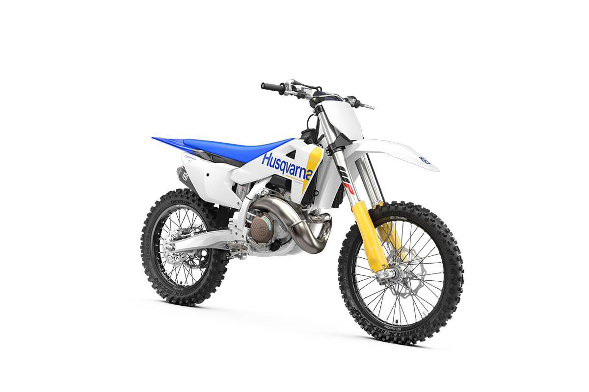 2027 Husqvarna TC 250 Front ¾ view