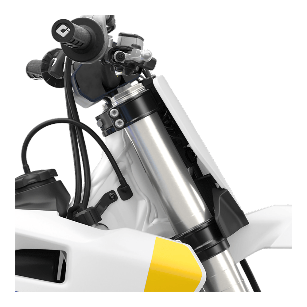 2027 Husqvarna TC 125 — CNC triple clamps