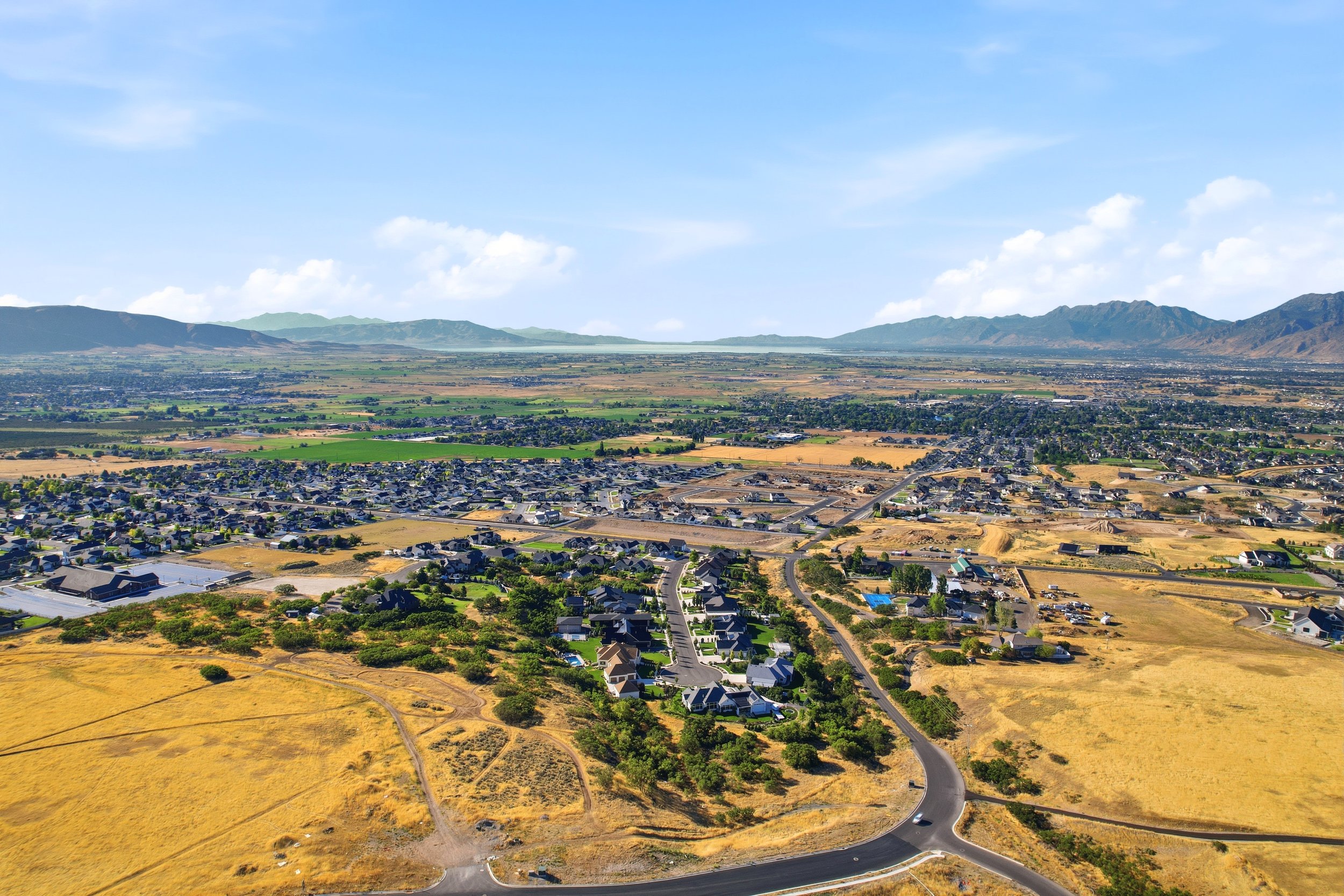 Southern Utah Valley viewed from the Woodland Hills area
