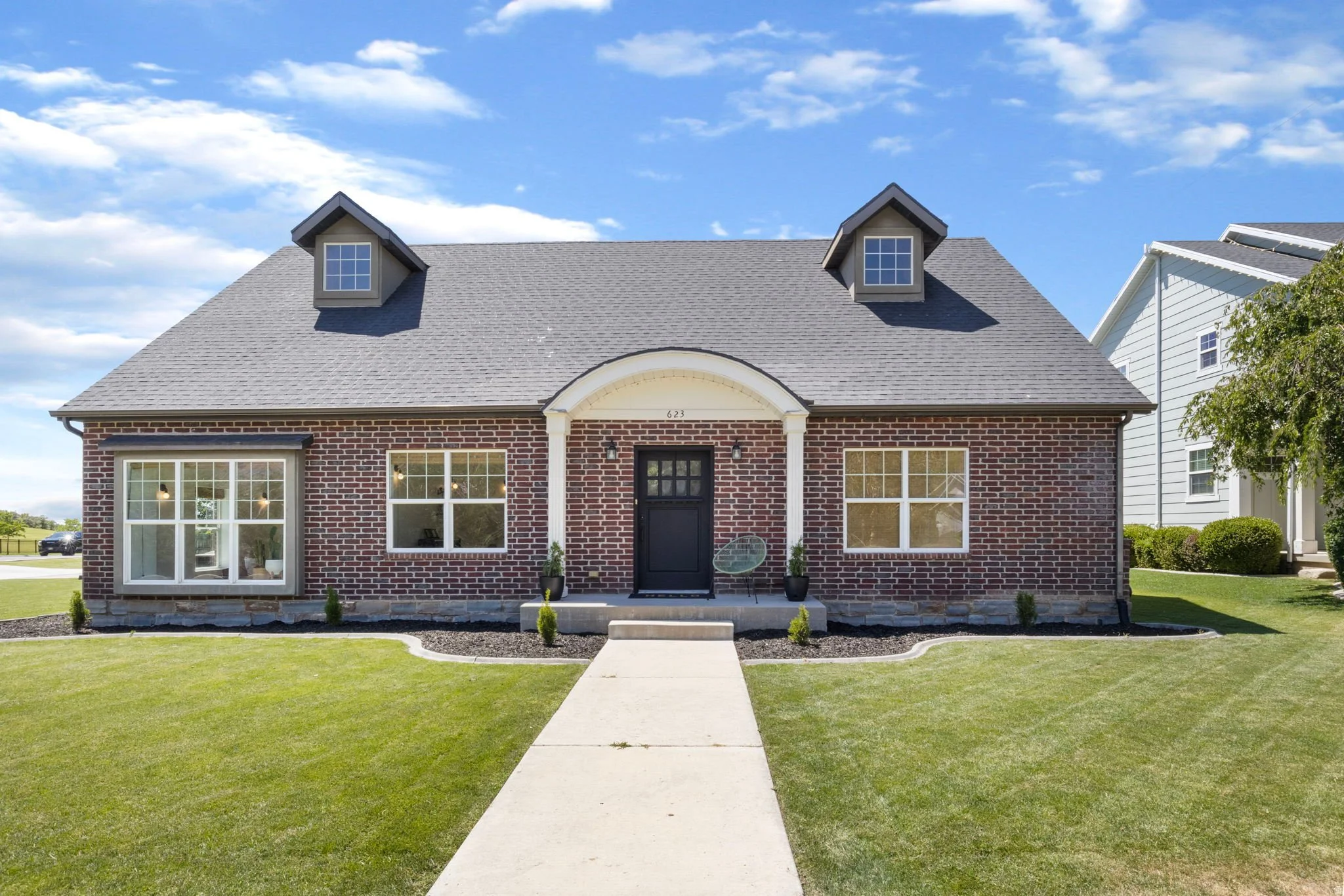 Established home exterior at 623 North Patterson Lane in Alpine Utah