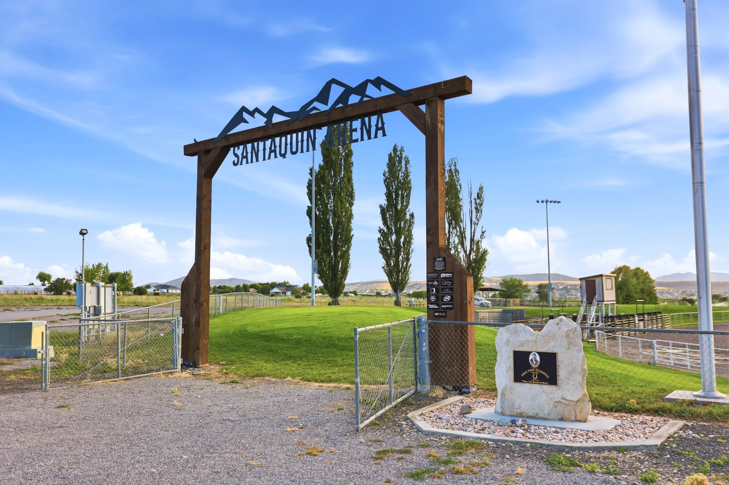 Santaquin Arena Entry Gate