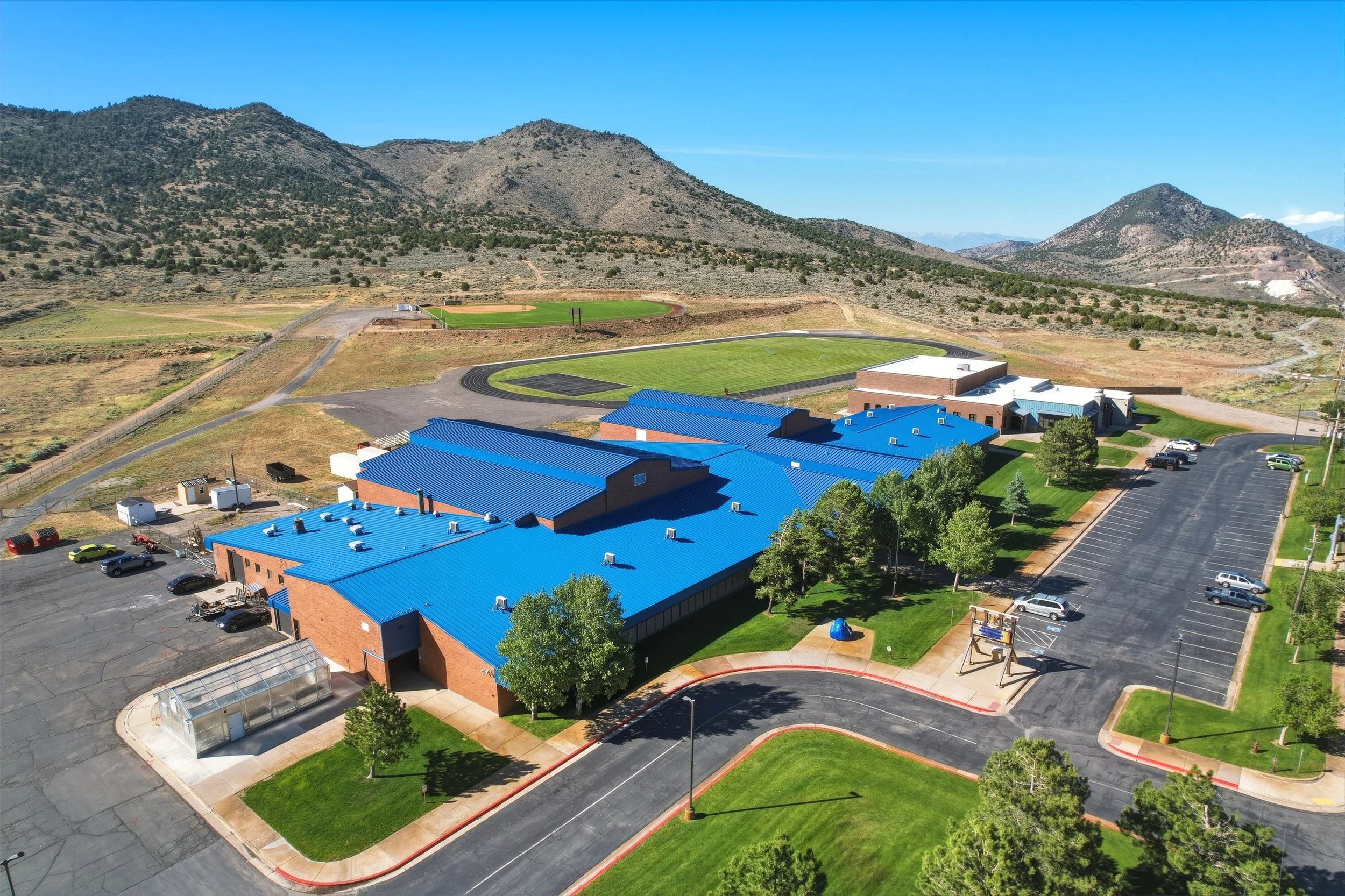 Modern School Campus Juab County Property Values