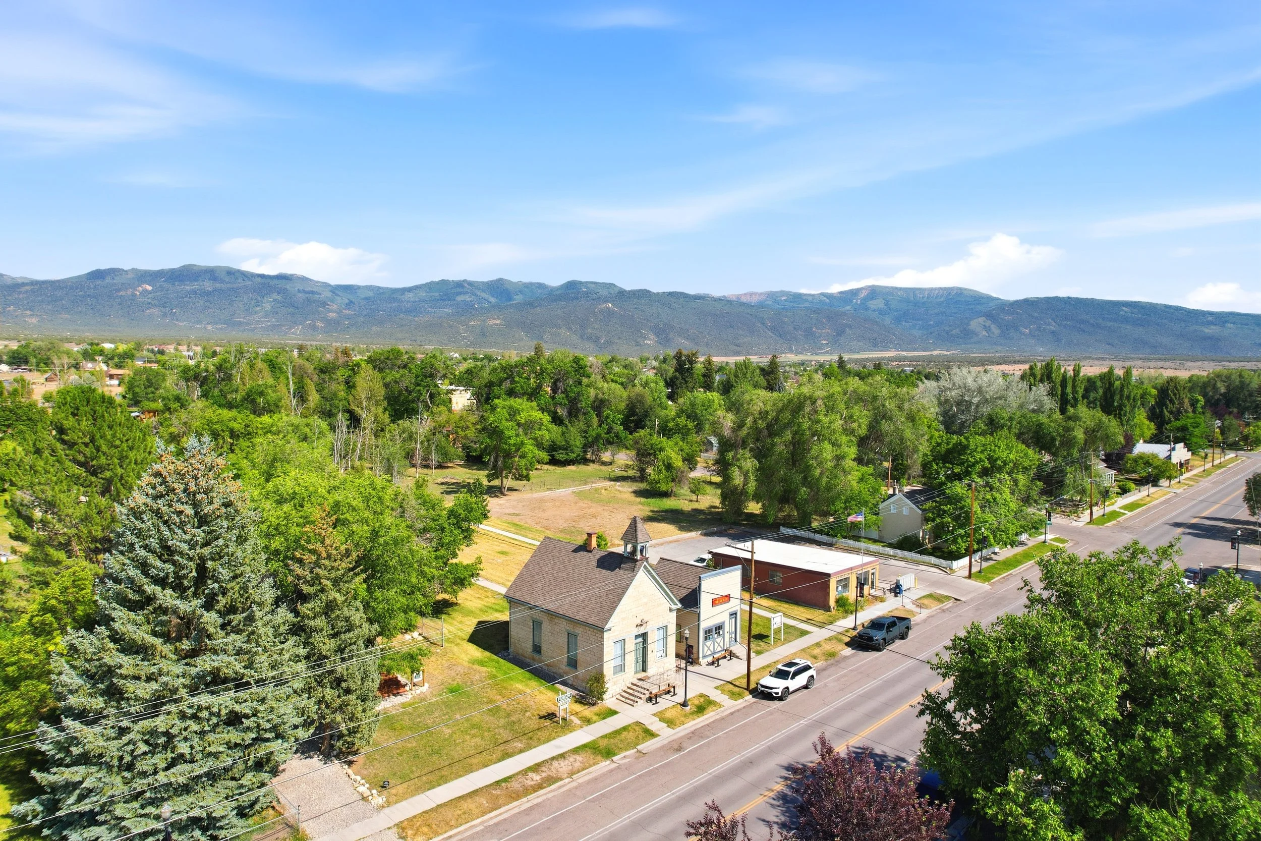 Open valley setting around Spring City Utah