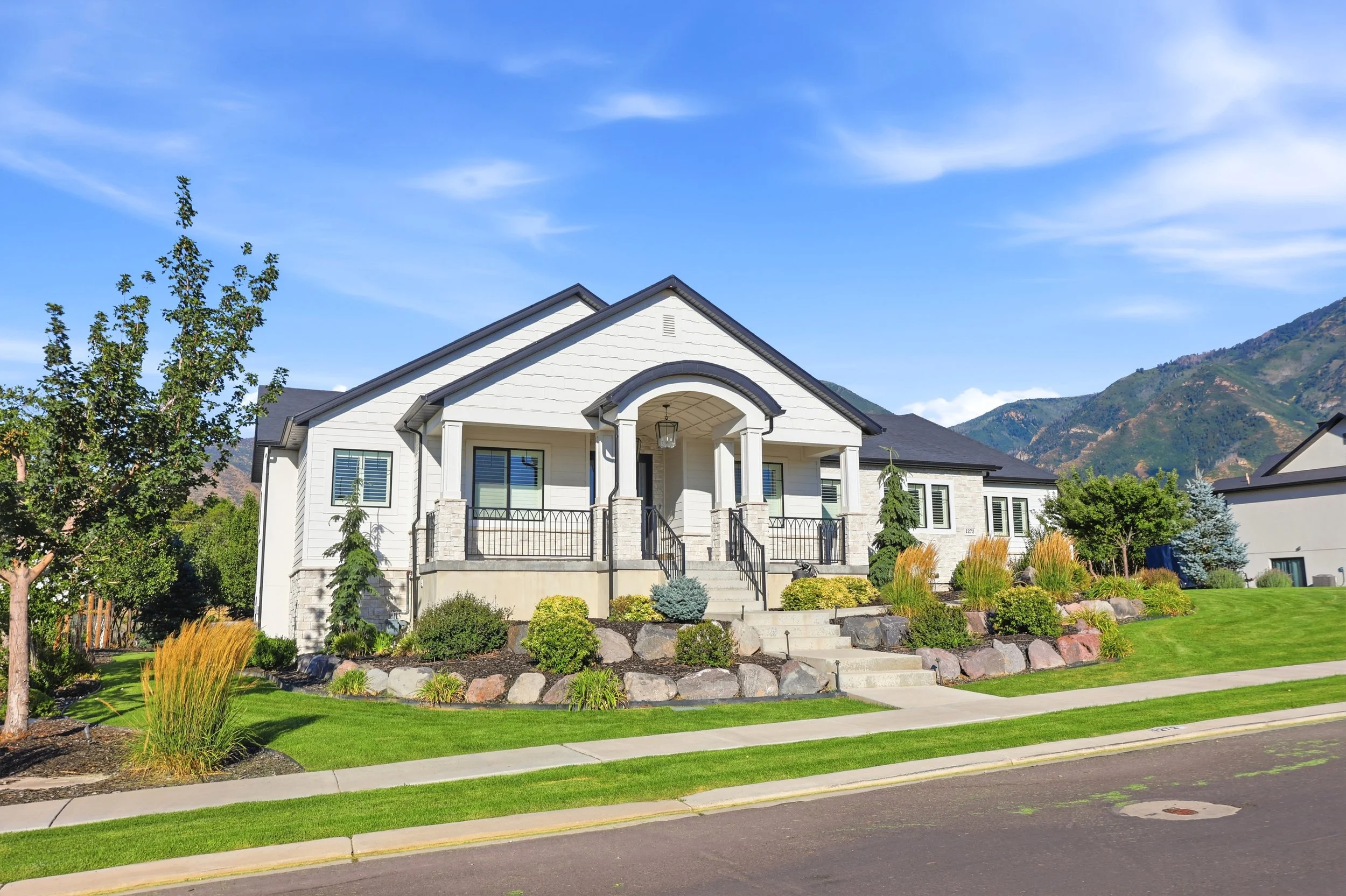 Custom home a buyer may evaluate in the Woodland Hills Utah real estate market