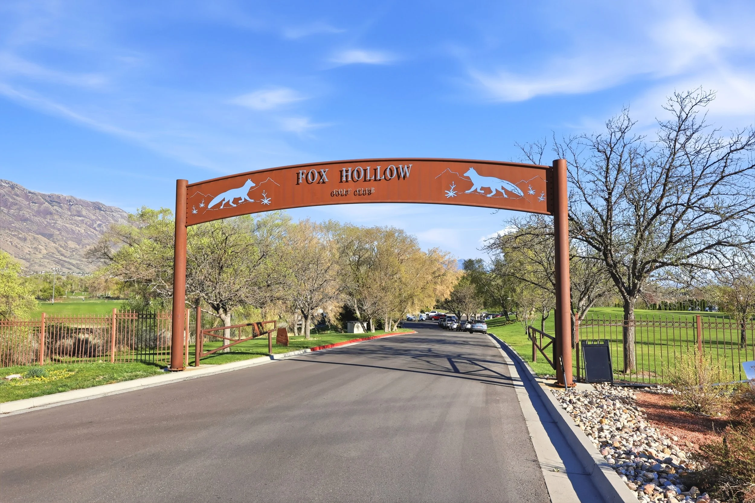 Fox Hollow Golf Club entrance in American Fork Utah