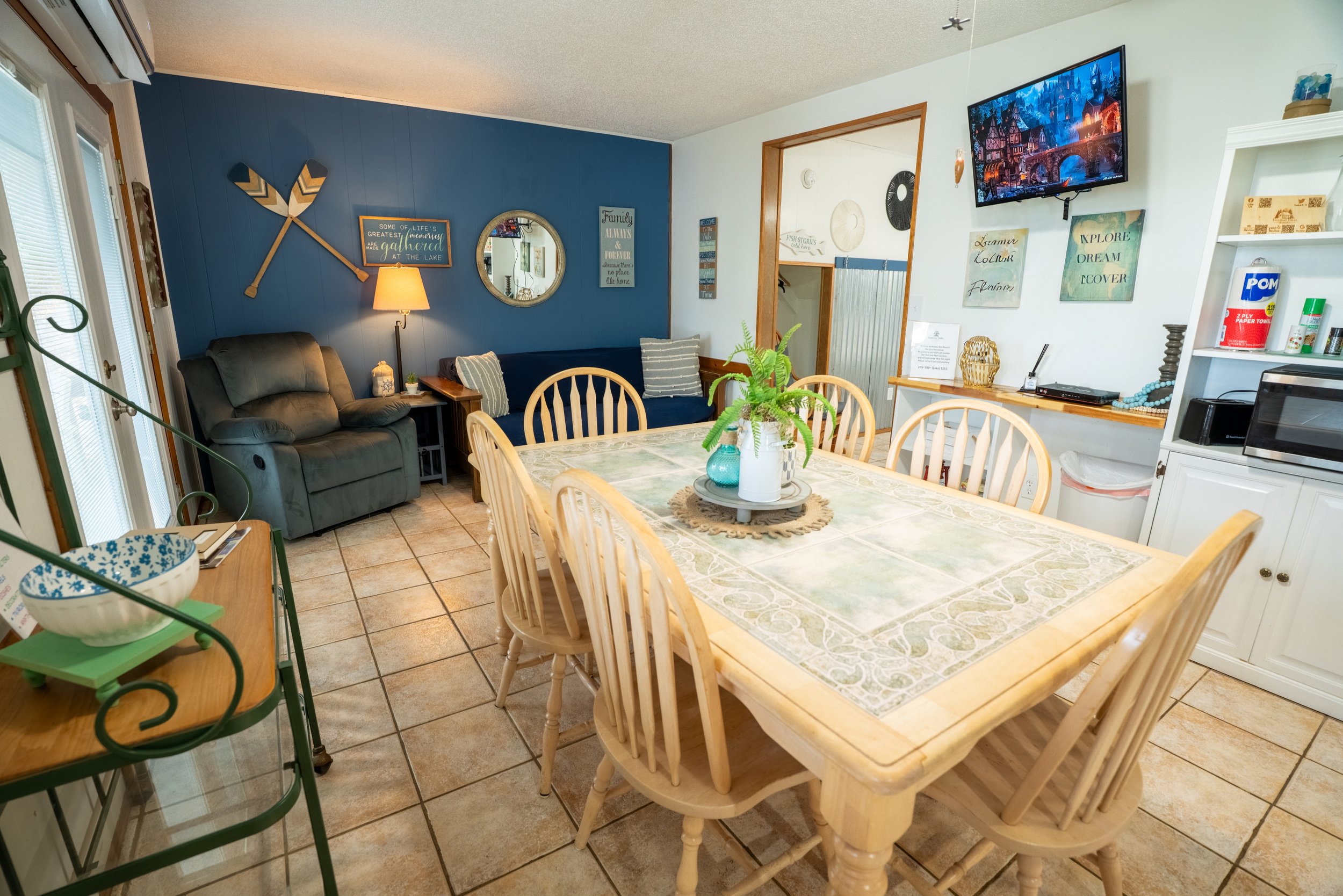 Holiday Hills townhouse 1 and 6 kitchen