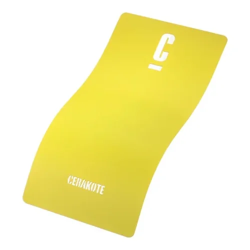 Cerakote-Farbmuster F-122 Yellow Jacket