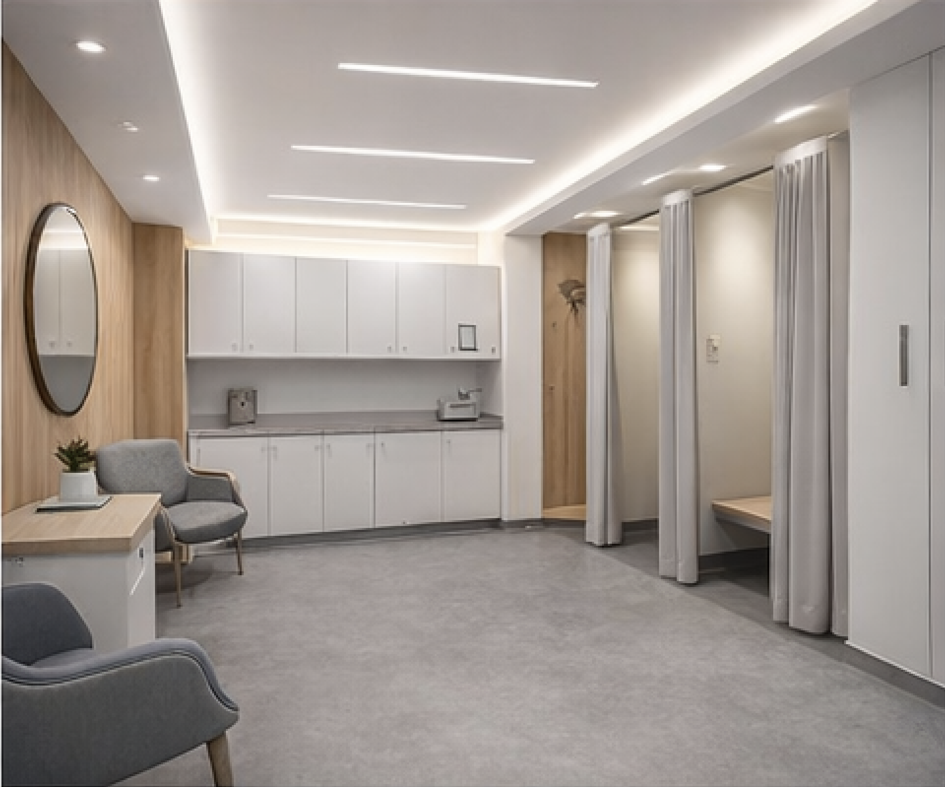 Interior medical imaging space