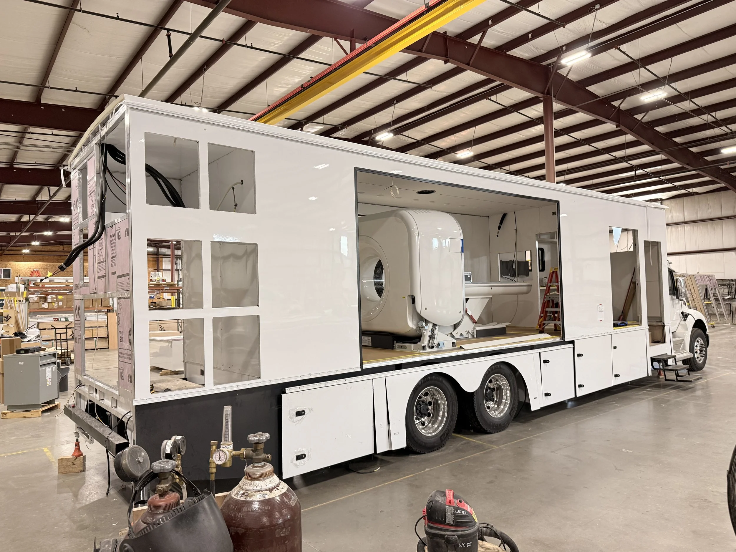 CT scanner installation and calibration