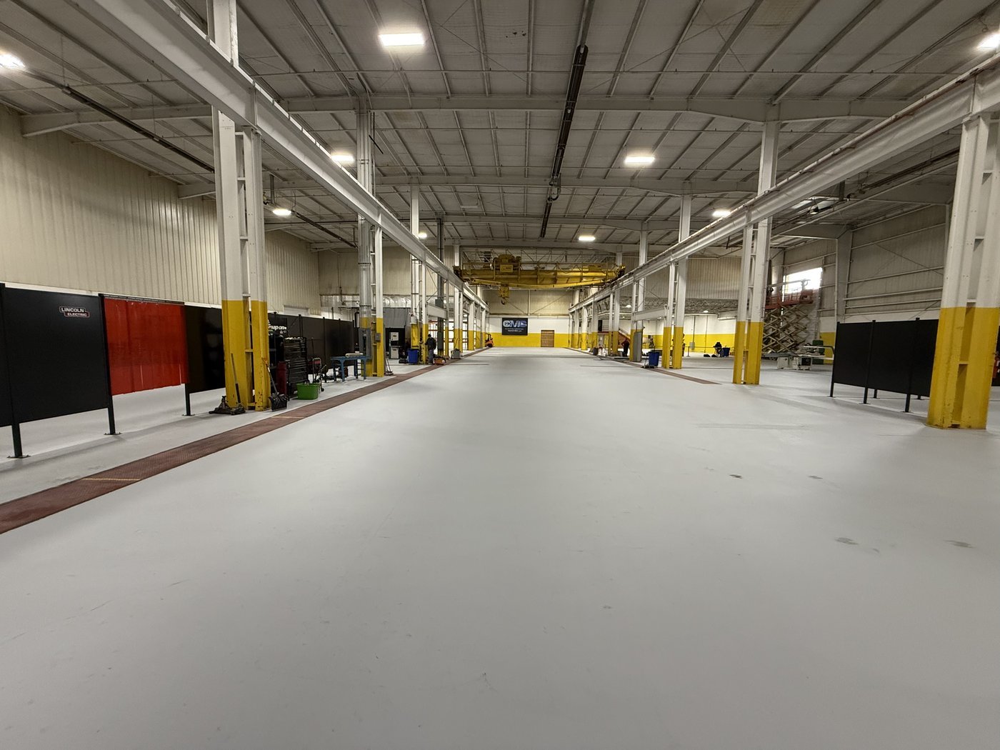 USA Mobile Medical Ohio manufacturing facility — expansive production floor