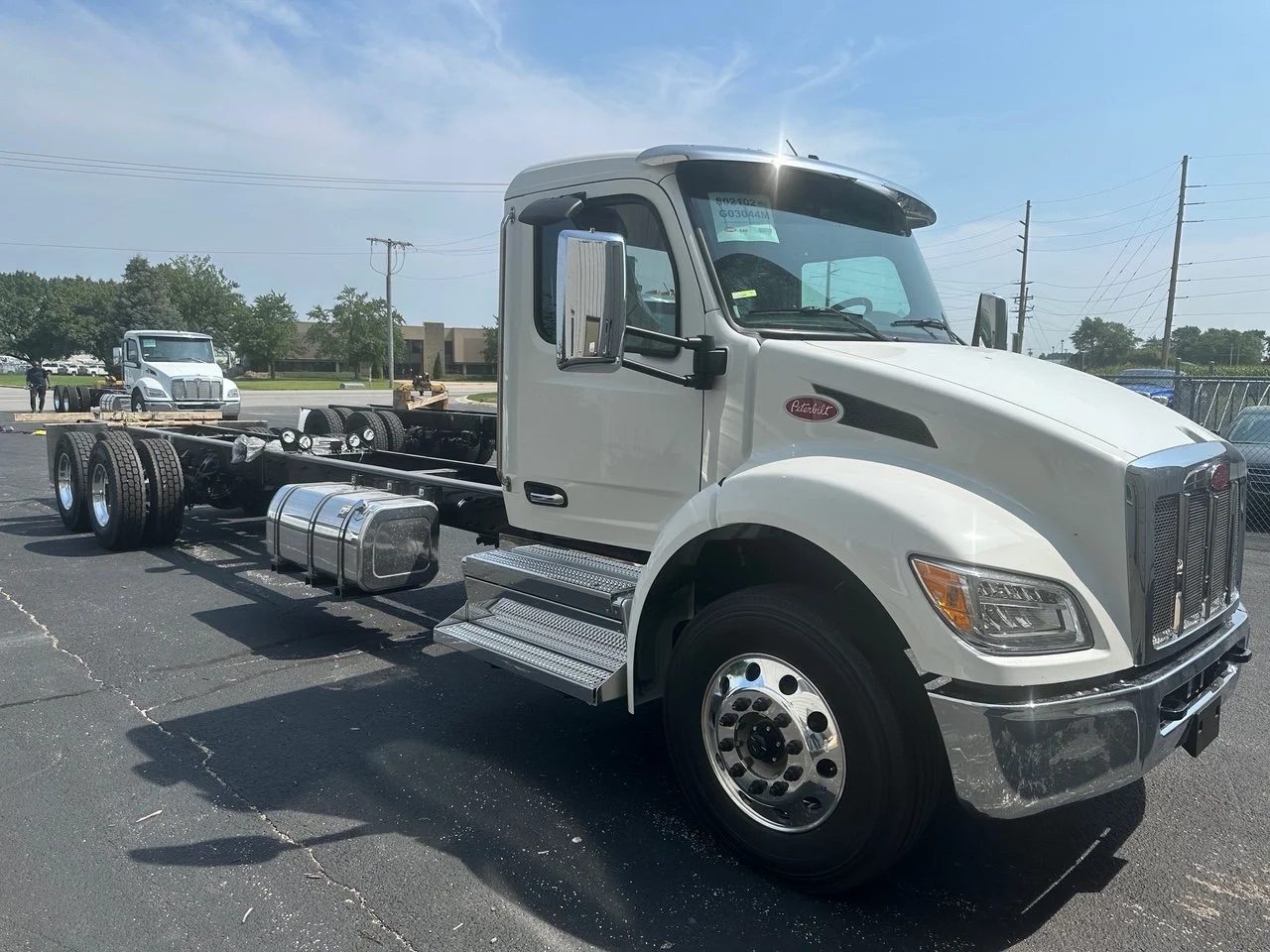 Chassis arrival at USA Mobile Medical manufacturing facility