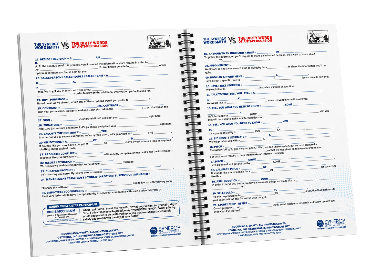Wordsmith PDF workbook