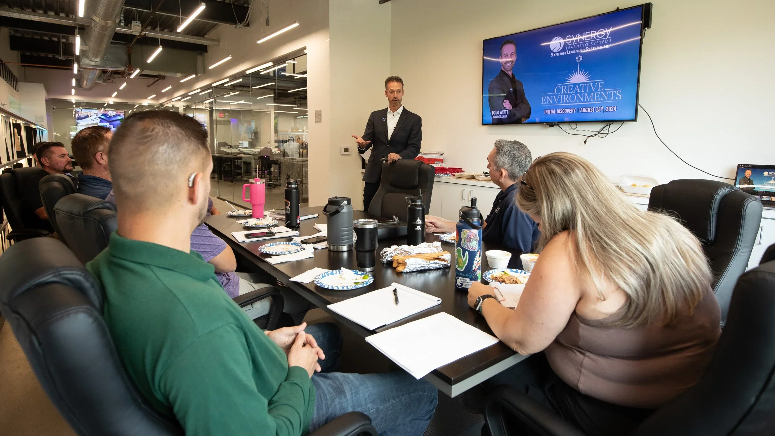 Doug Wyatt leading a live training
