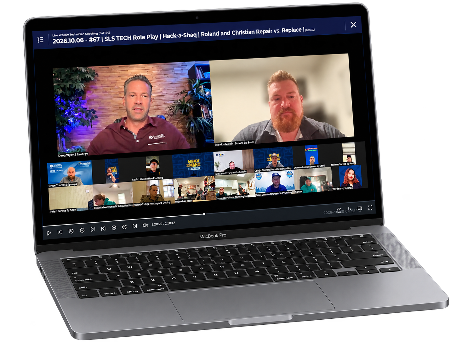 Live weekly coaching session with Doug on Zoom
