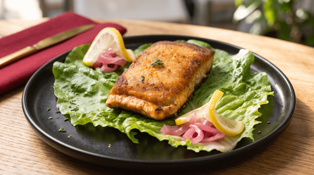 Bread-Crusted Salmon