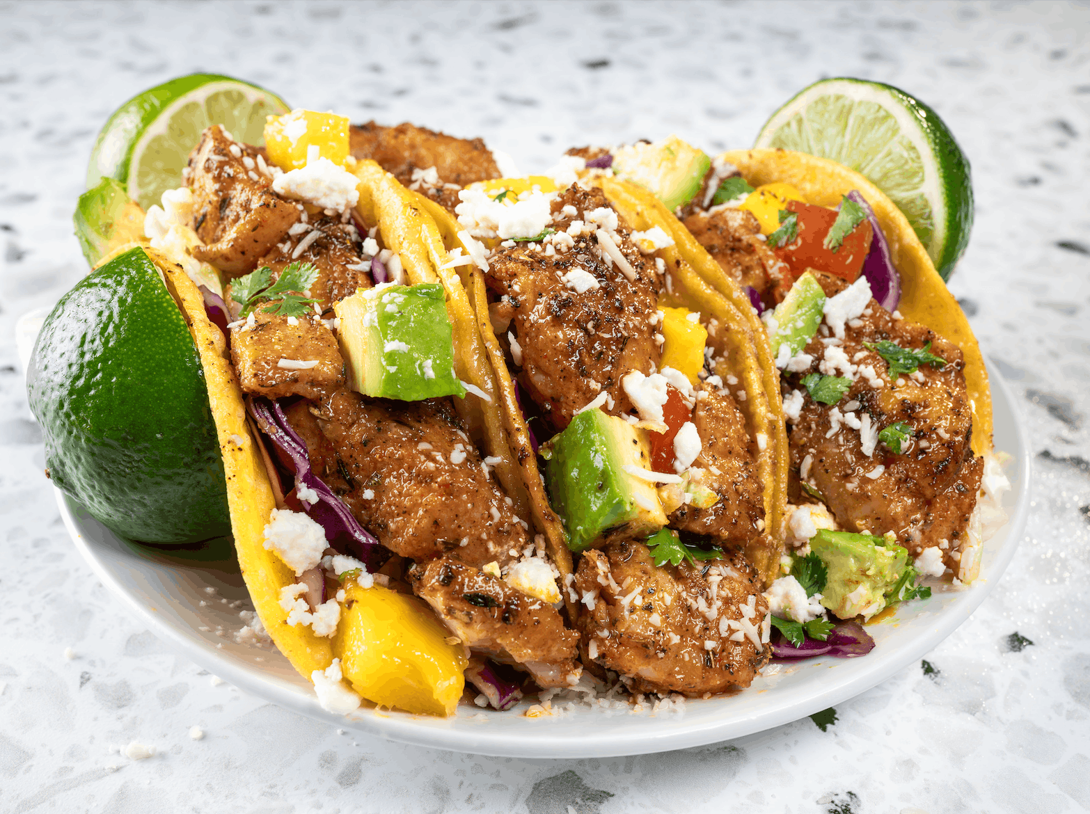Baja fish tacos prepared with Merman's Revenge