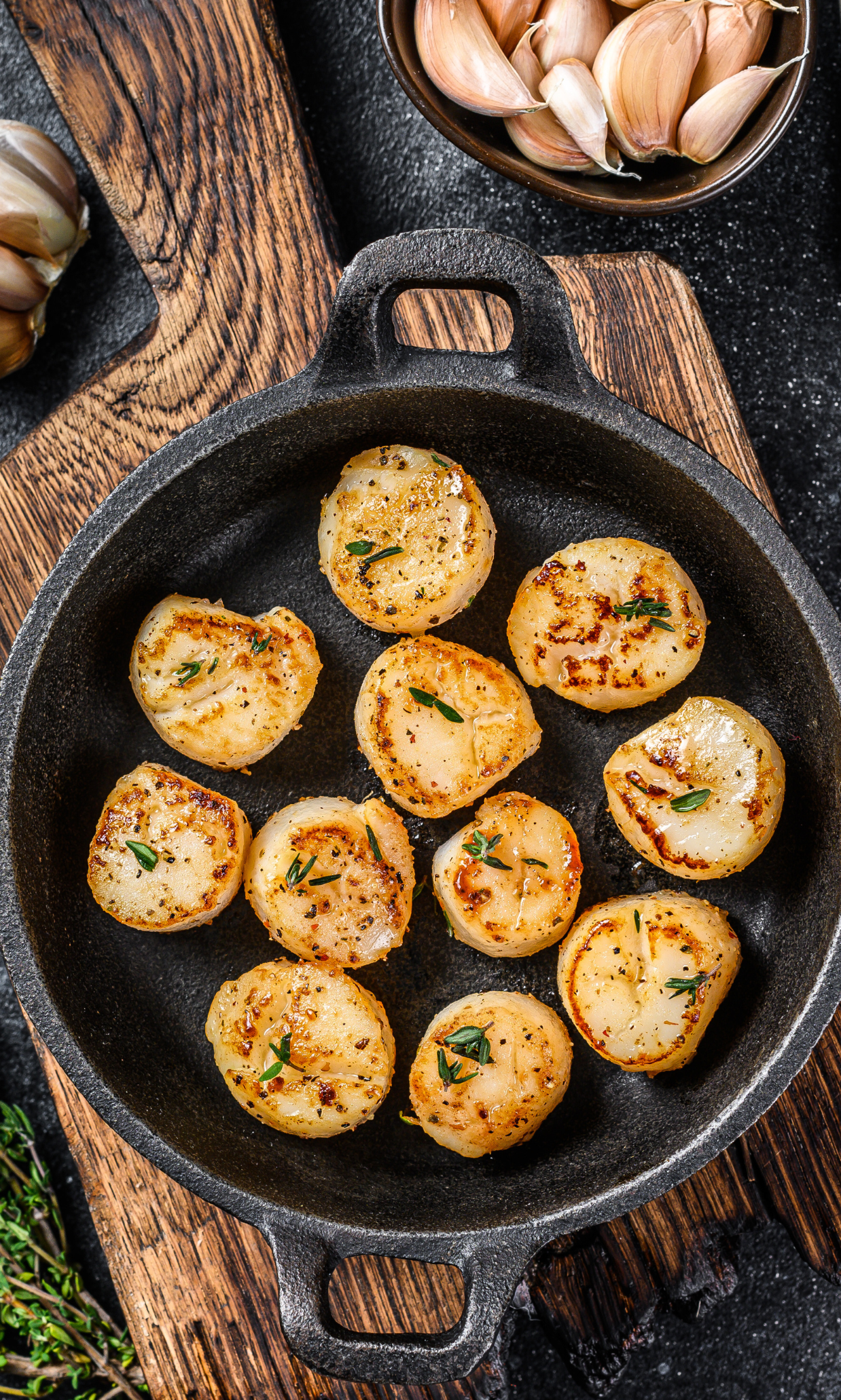 Seafood prepared with Merman's Revenge Blackened Seasoning