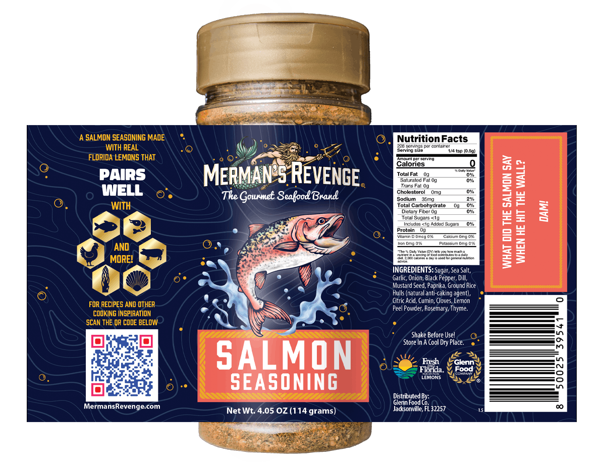 Merman's Revenge Lemon Pepper Seasoning
