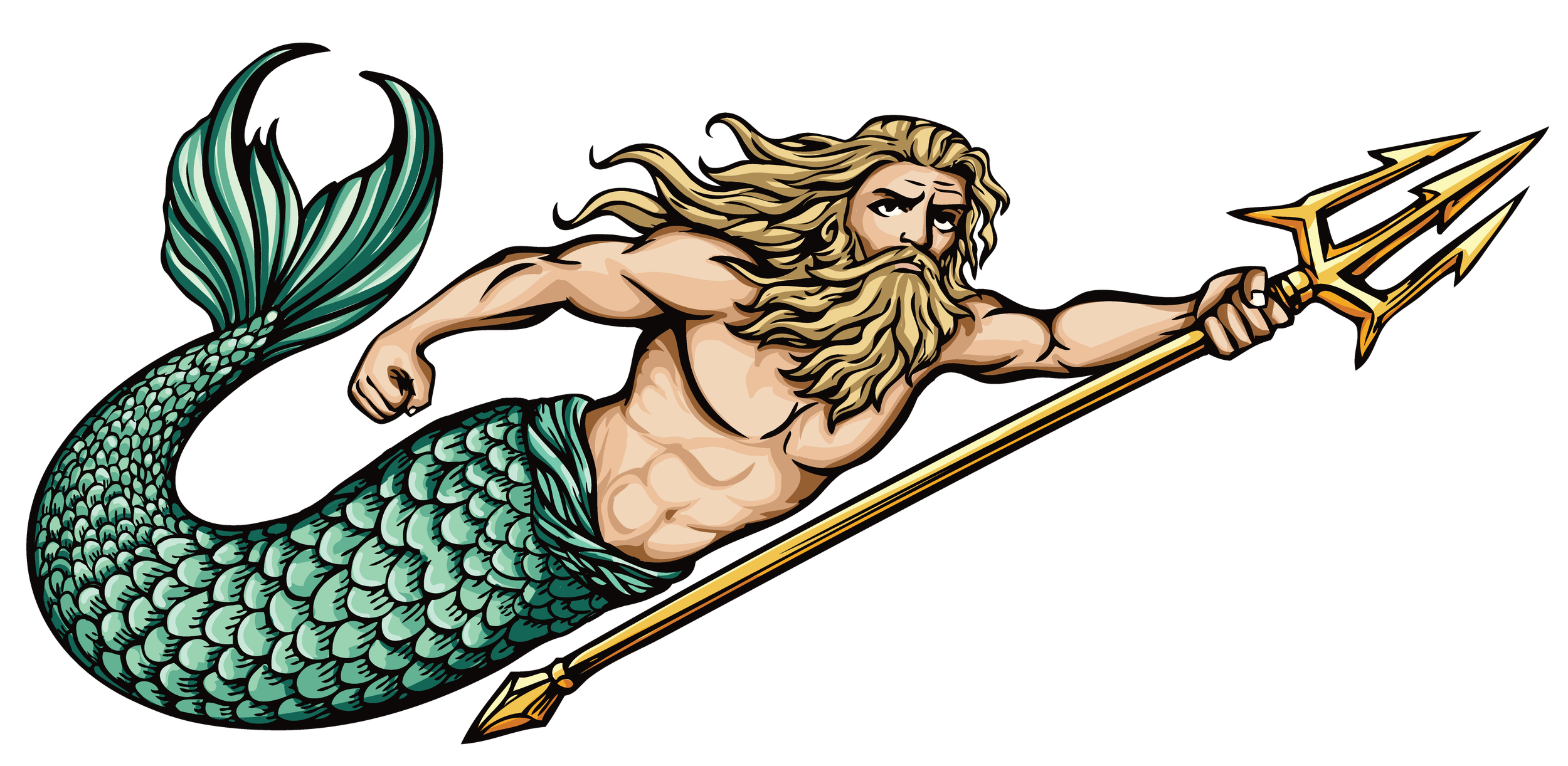 Merman illustration