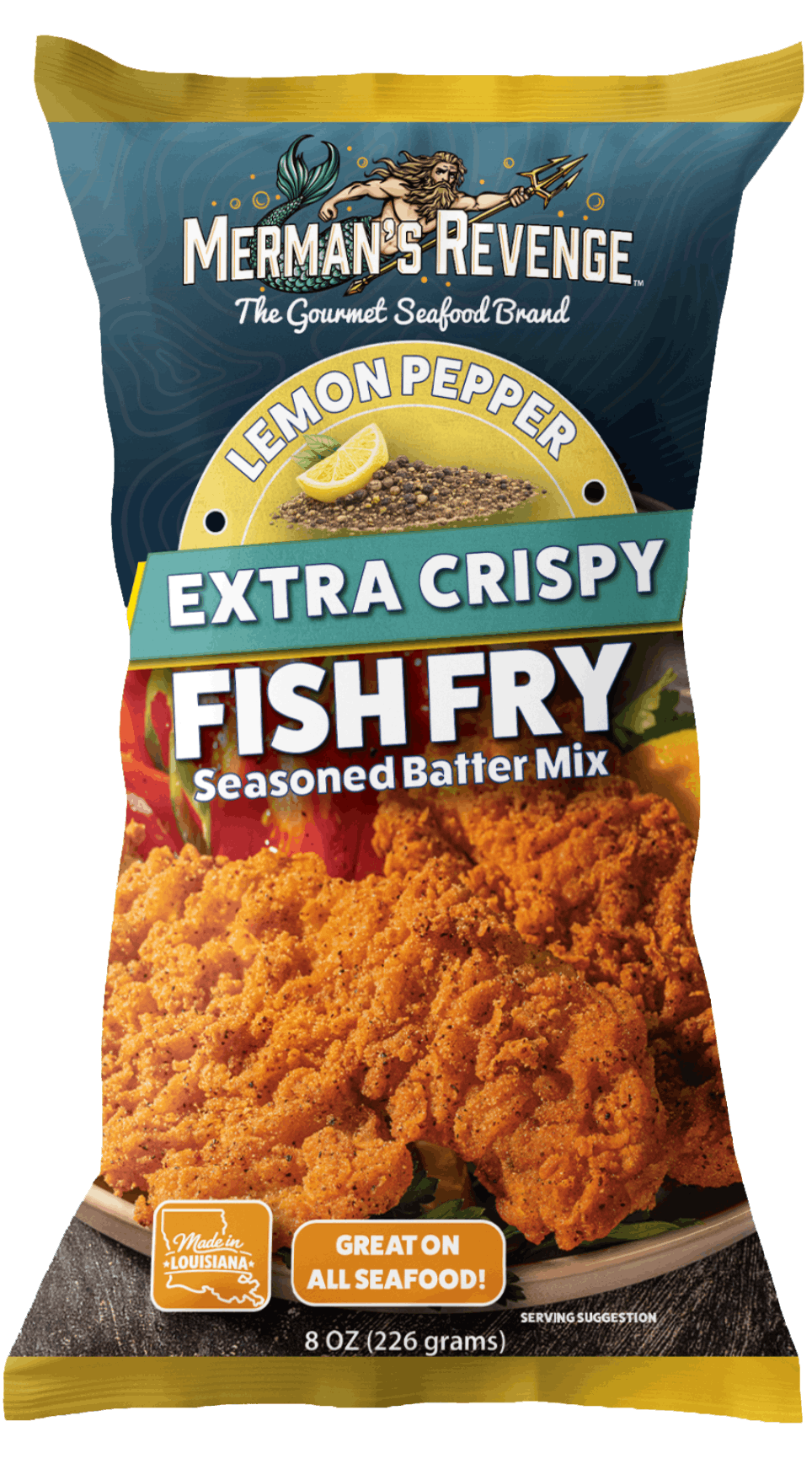 Merman's Revenge Lemon Pepper Extra Crispy Fish Fry