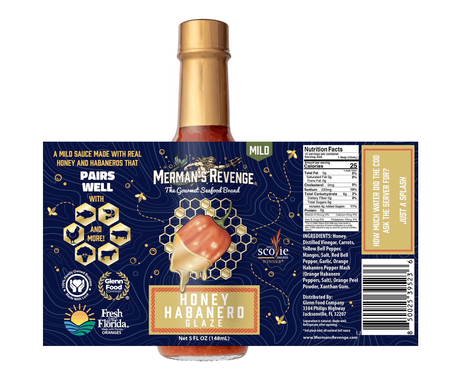 Merman's Revenge Honey Habanero Glaze