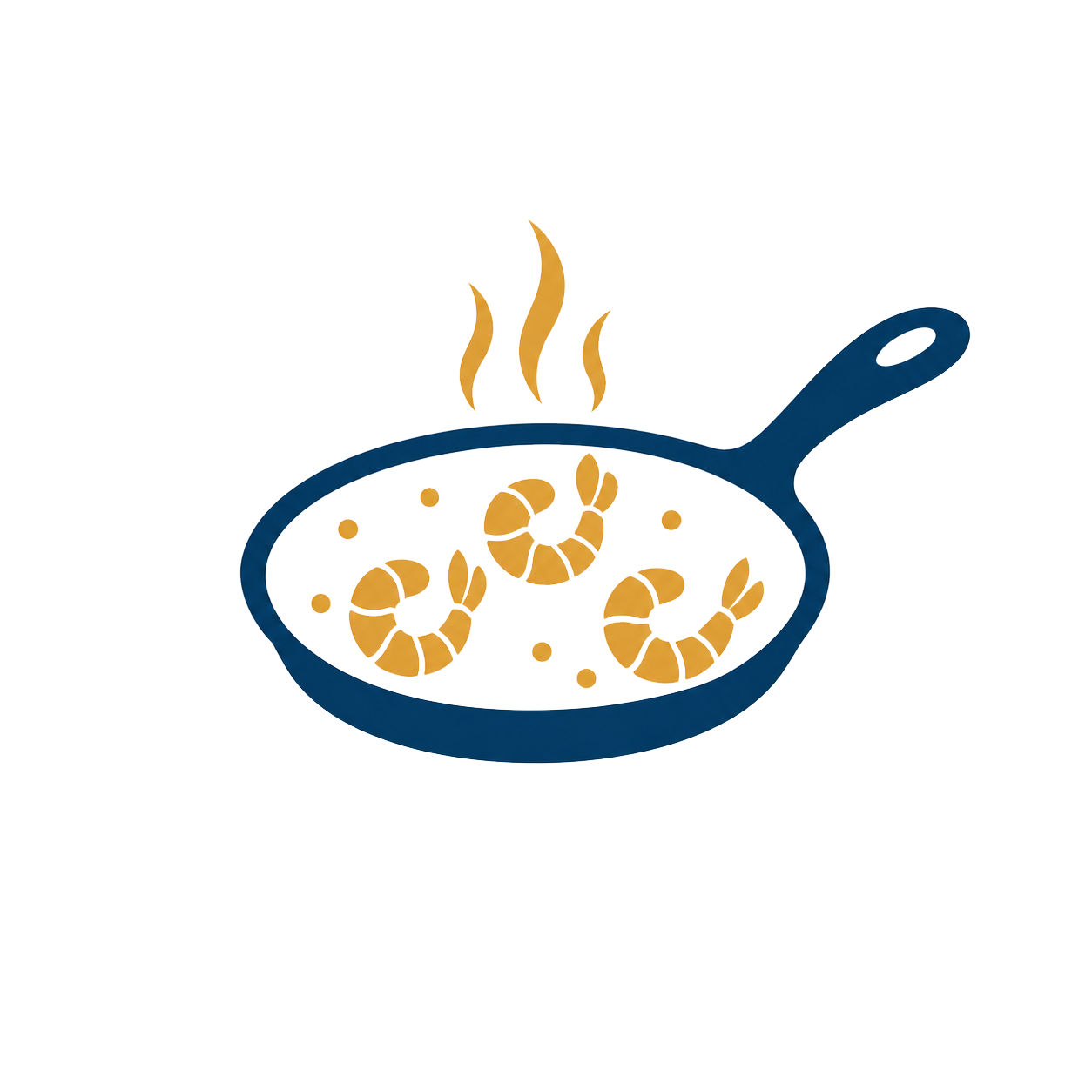 Seafood skillet icon