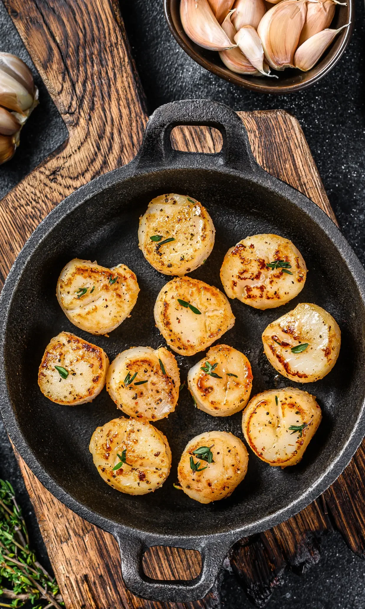 Seafood prepared with Merman's Revenge Blackened Seasoning
