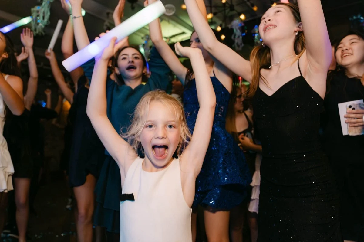 Young guests bringing energy to the dance floor