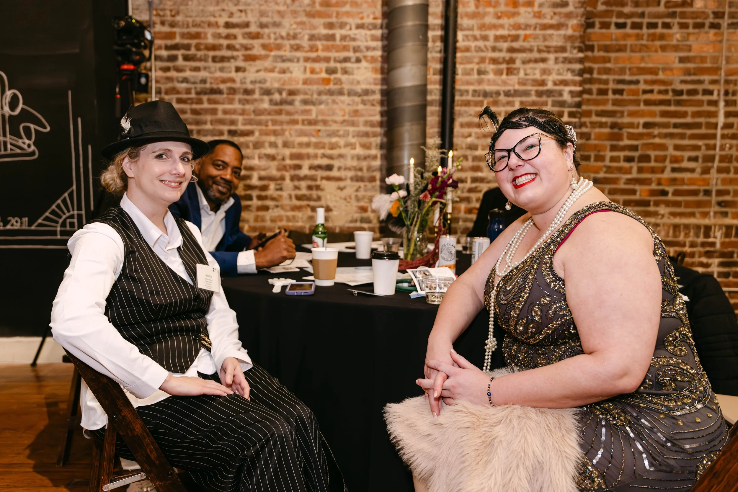 Guests enjoying a themed corporate celebration