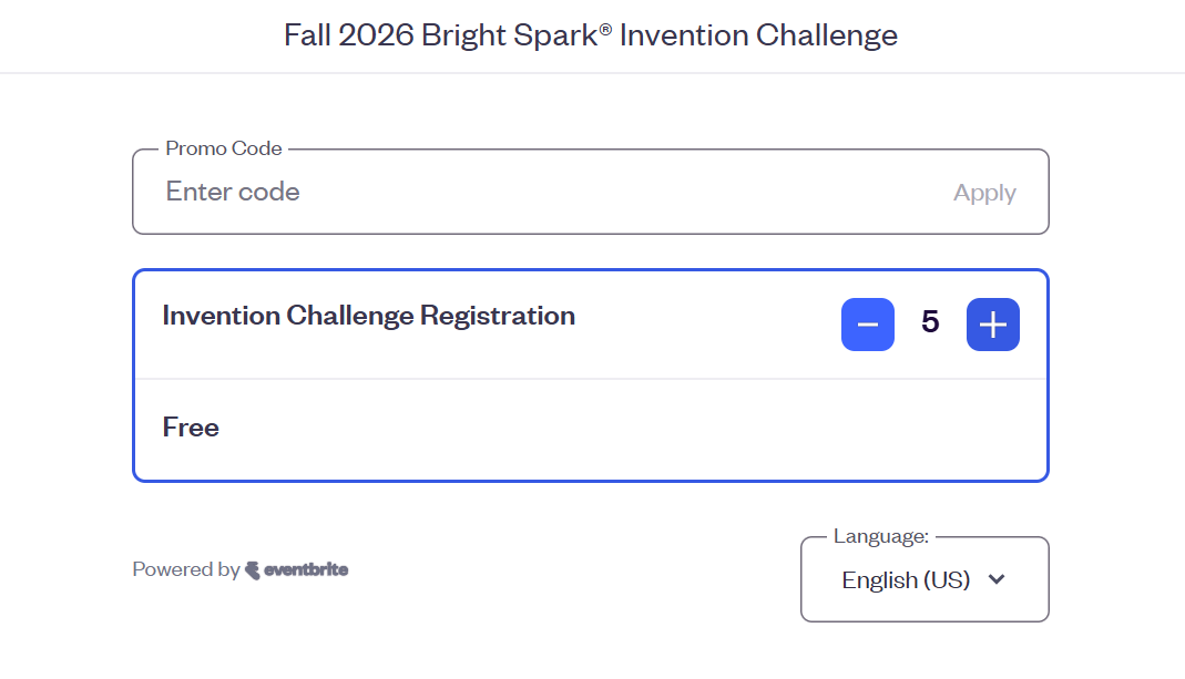 Selecting the number of students during Eventbrite registration