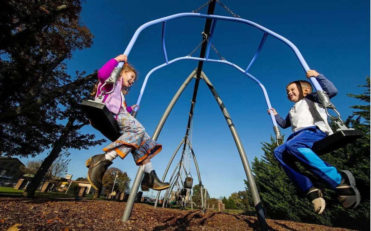 Kids on the Expression Swing