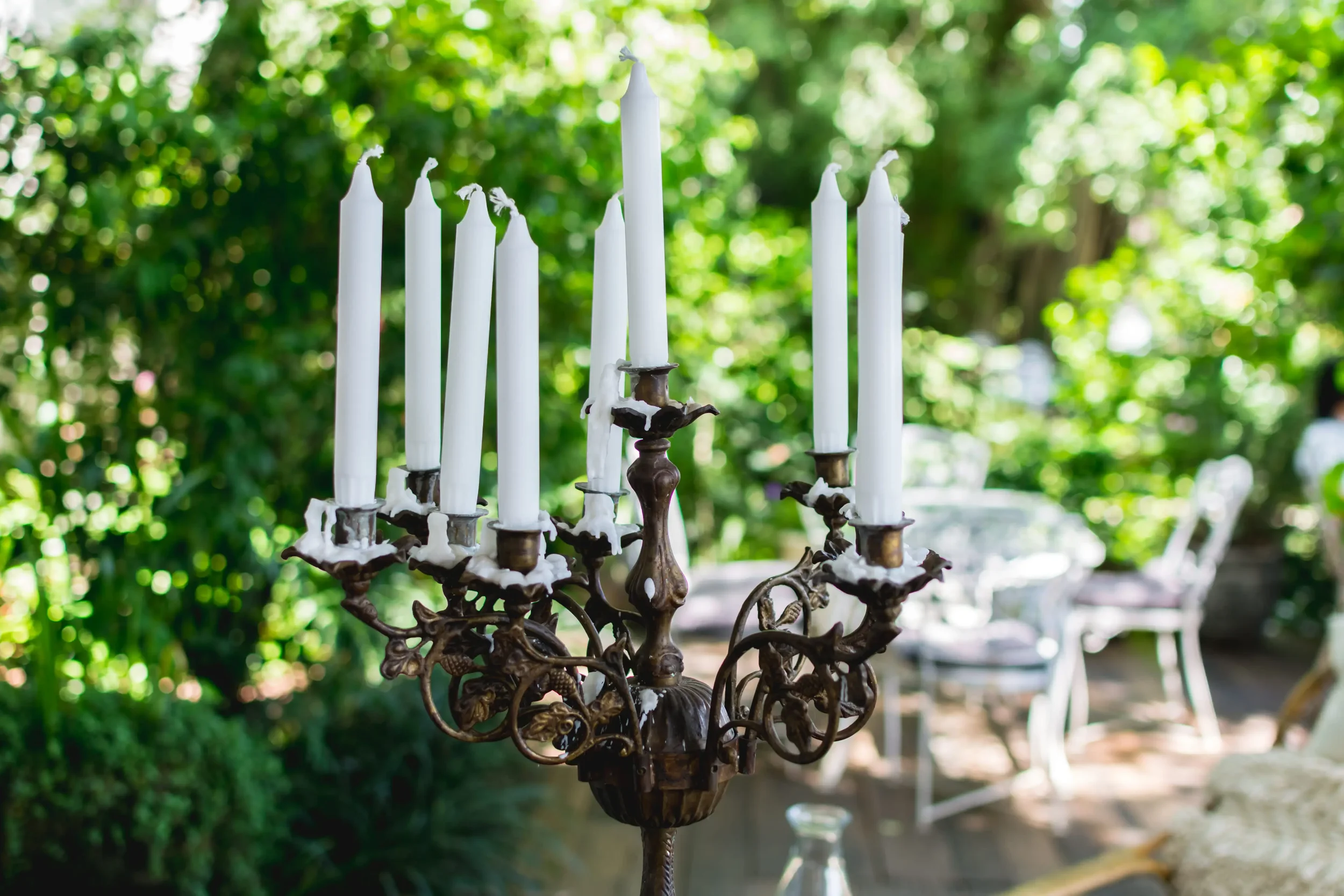 Crystal Candle Holders Set