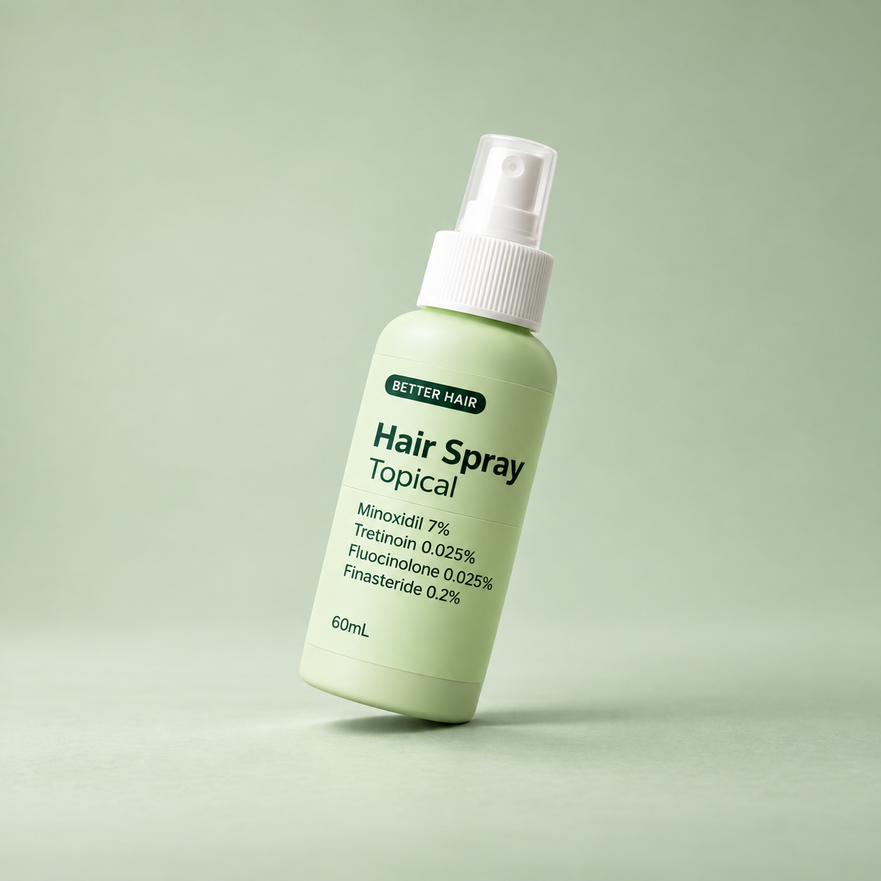 4-in-1 Hair Spray Topical bottle from a licensed US compounding pharmacy