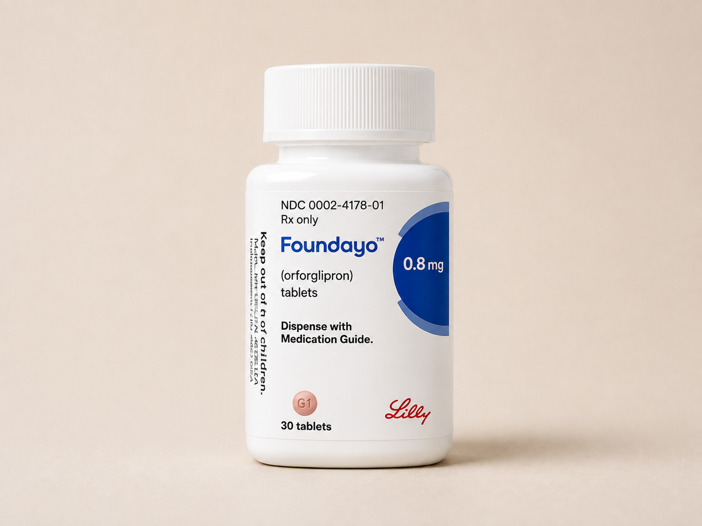 Foundayo® tablet in hand