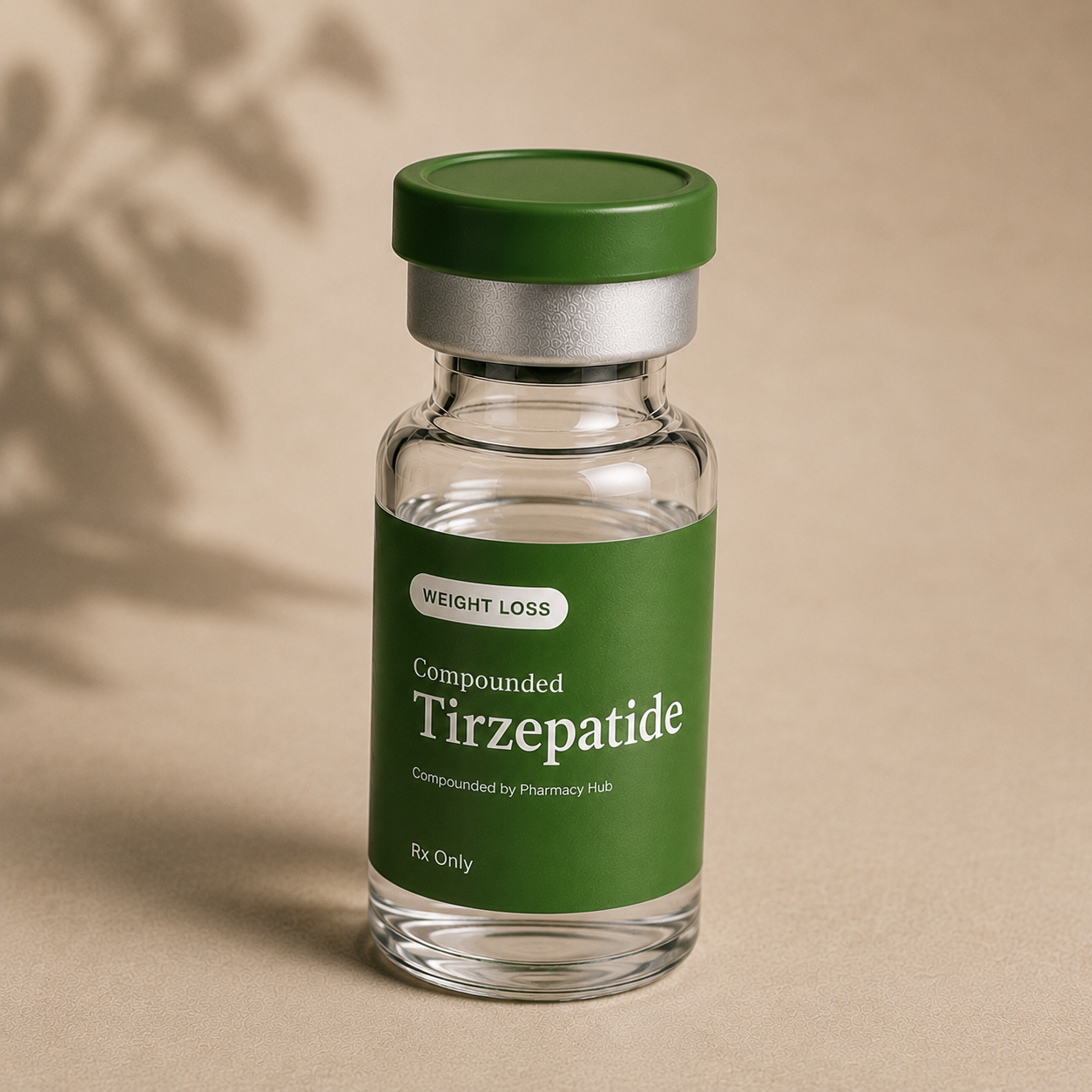Compounded Tirzepatide vial