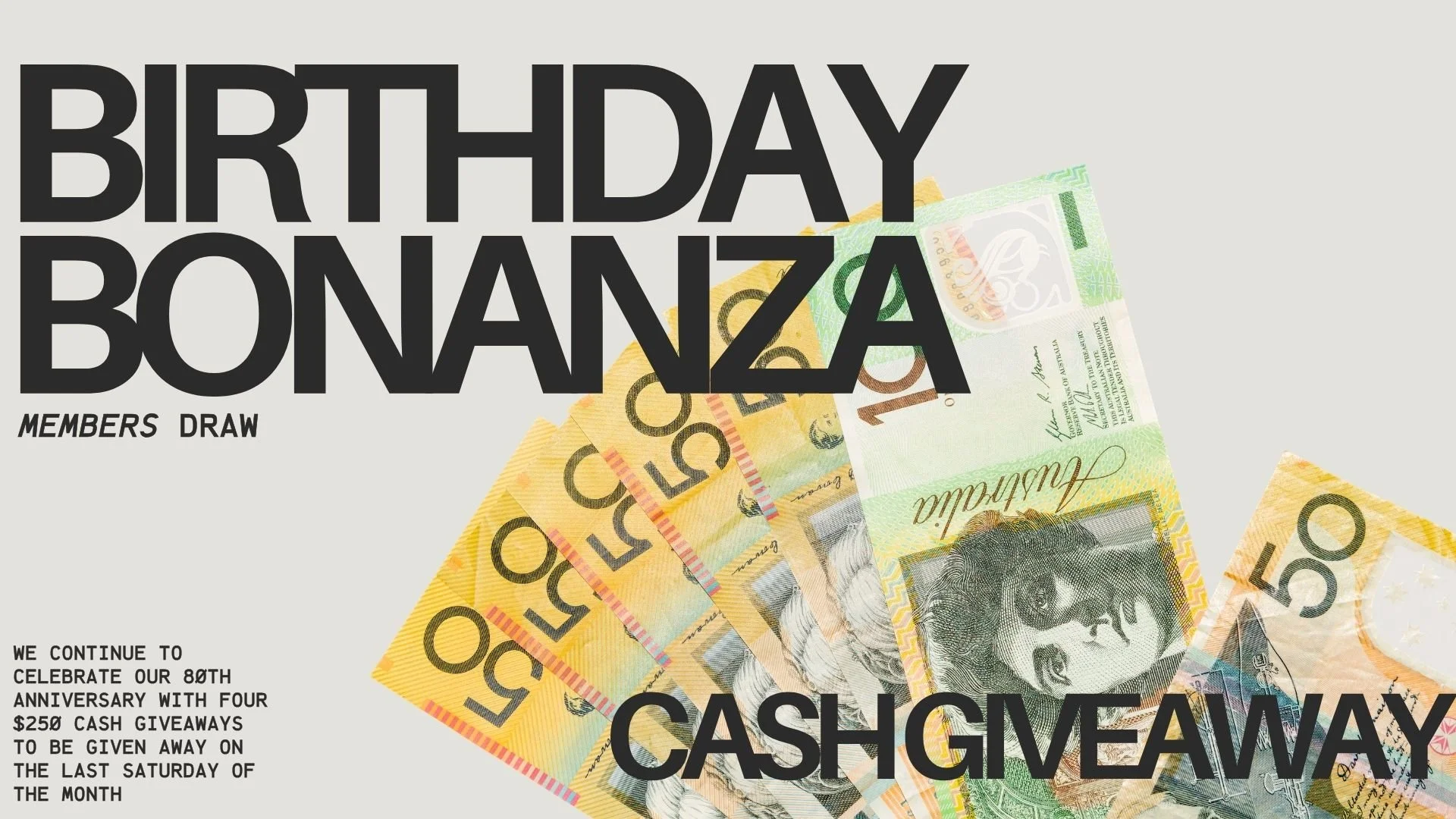 Members Birthday Bonanza at Club Mossman