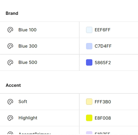 Color Variables