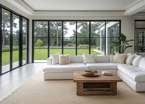 University Place WA home addition with expanded living room and large windows