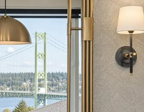 Interior design detail from Tacoma Narrows remodeling project