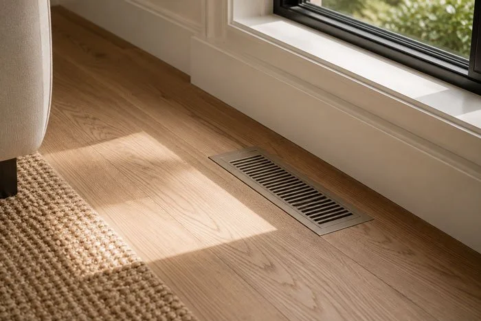 Heating and cooling upgrades included in a whole home renovation