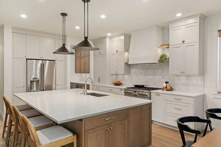 Kitchen island detail