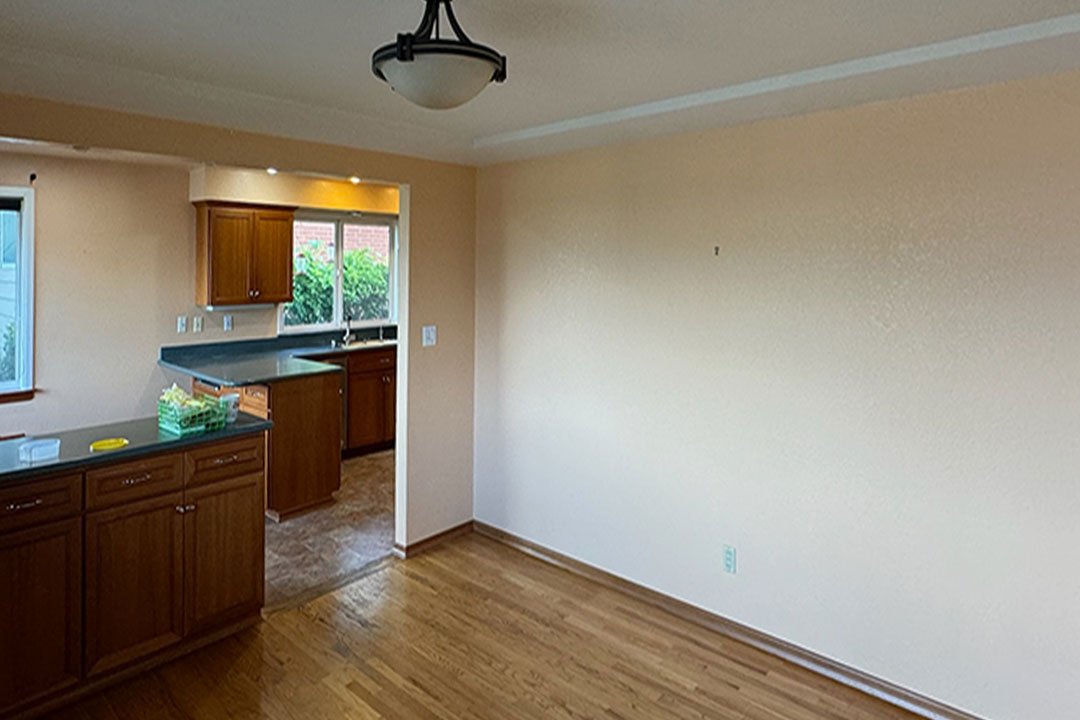 Historic North Tacoma home interior before restoration and remodeling