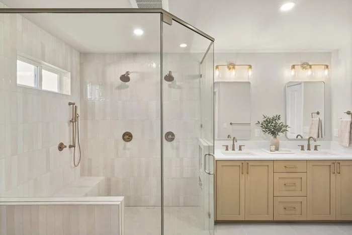 Bathroom shower view