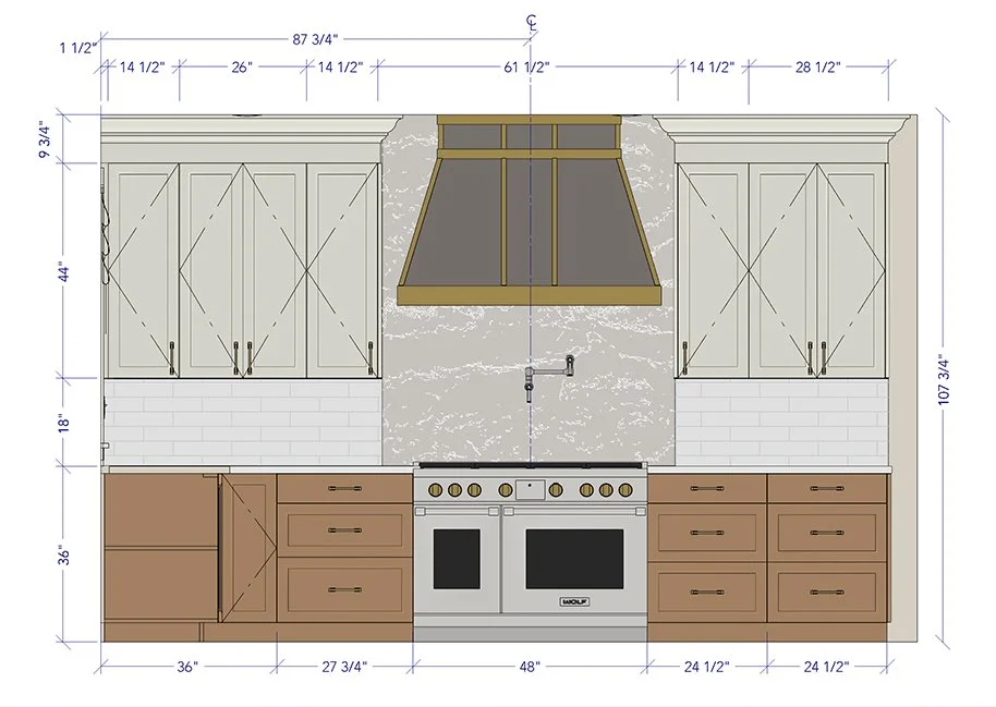 Construction drawings and elevations