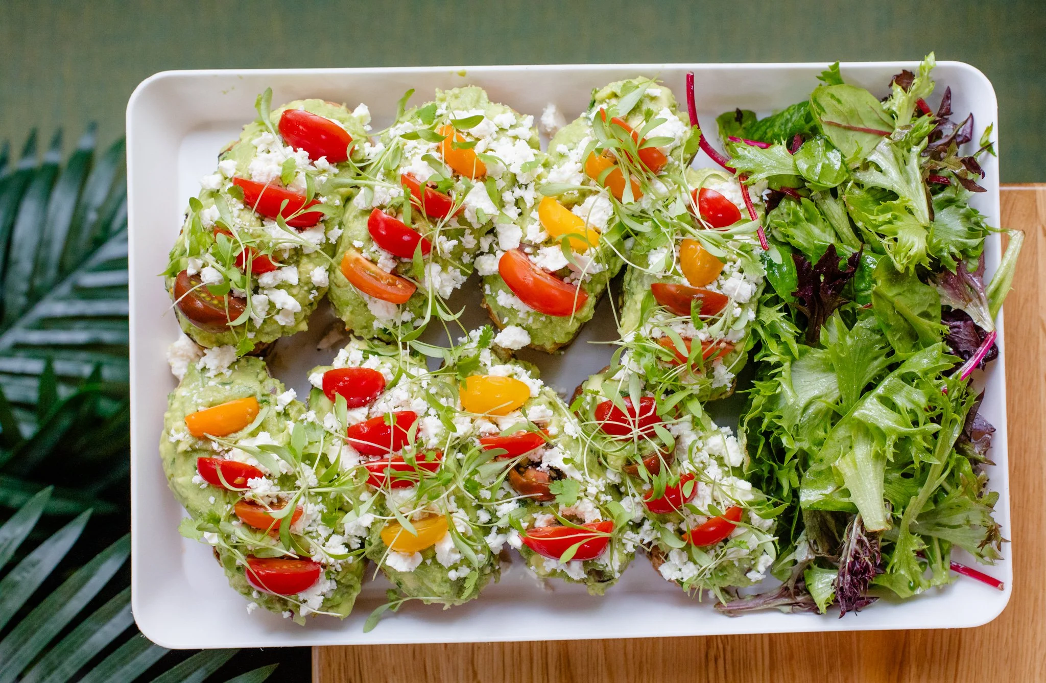 Brunch Platter of Avocado Toast