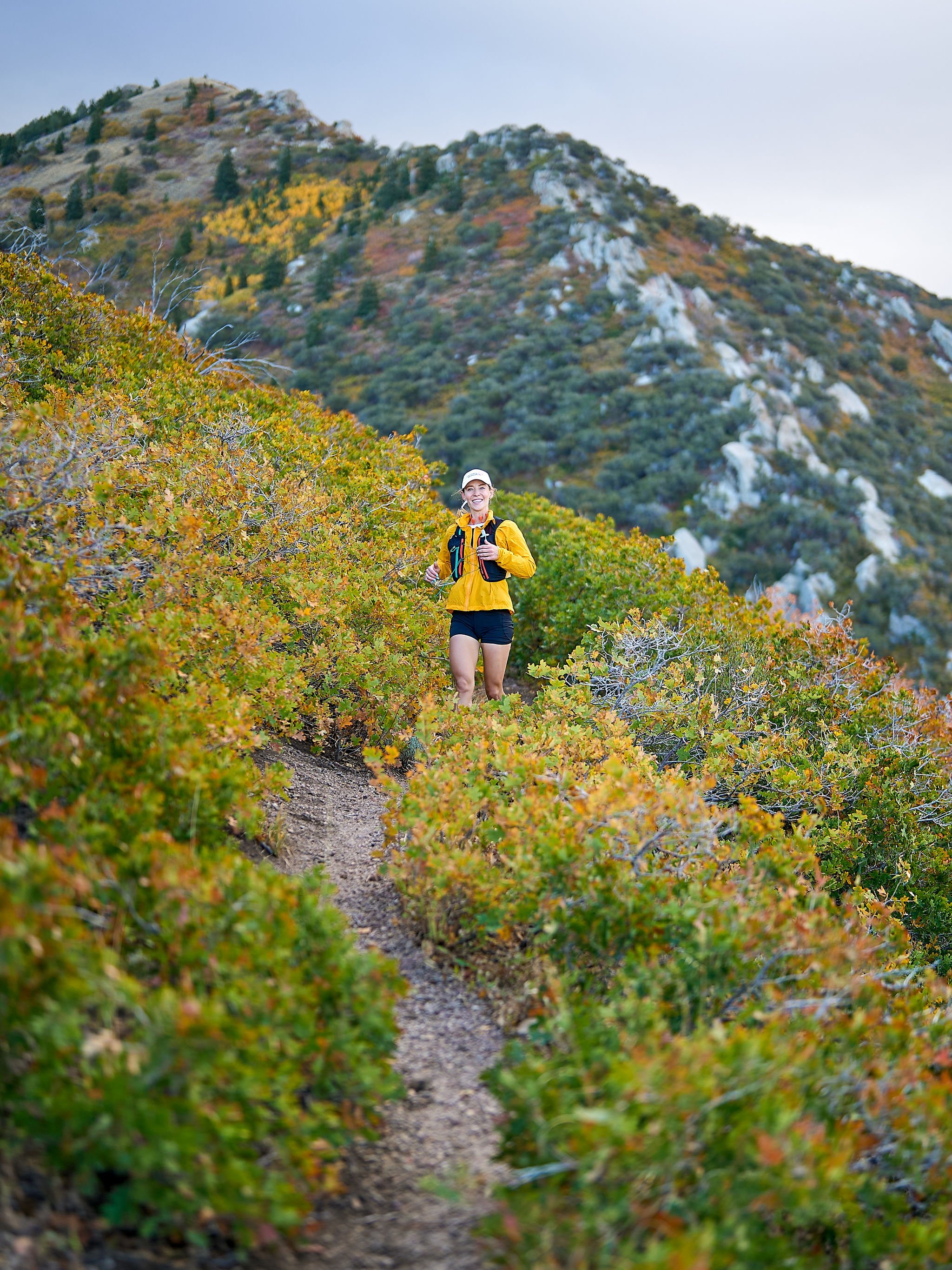 Runner in meadow
