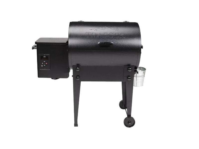Traeger Tailgater portable pellet grill in black